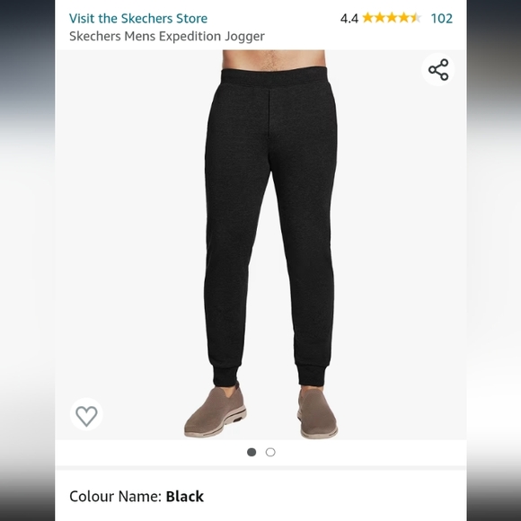 Sketchers mens go lounge black - Picture 7 of 8